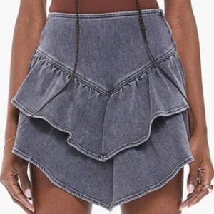 "The Ruffle mini skirt"